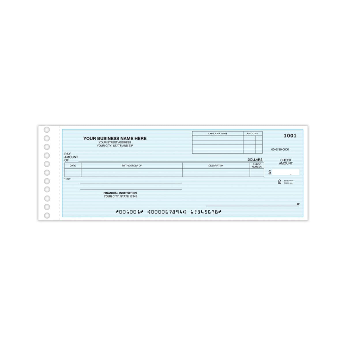 Reorder One-Write System Checks - Check Depot