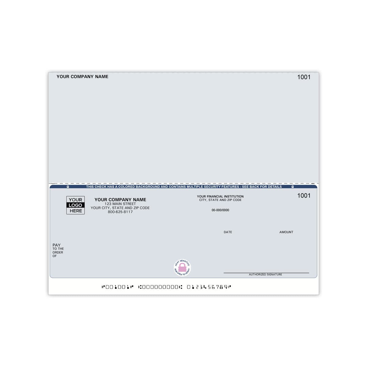 Laser Bottom Multi-Purpose Computer Checks - CDB901 - Check Depot