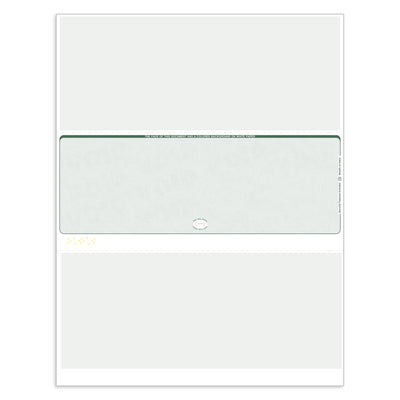 Blank Checks Middle Format - Check Depot