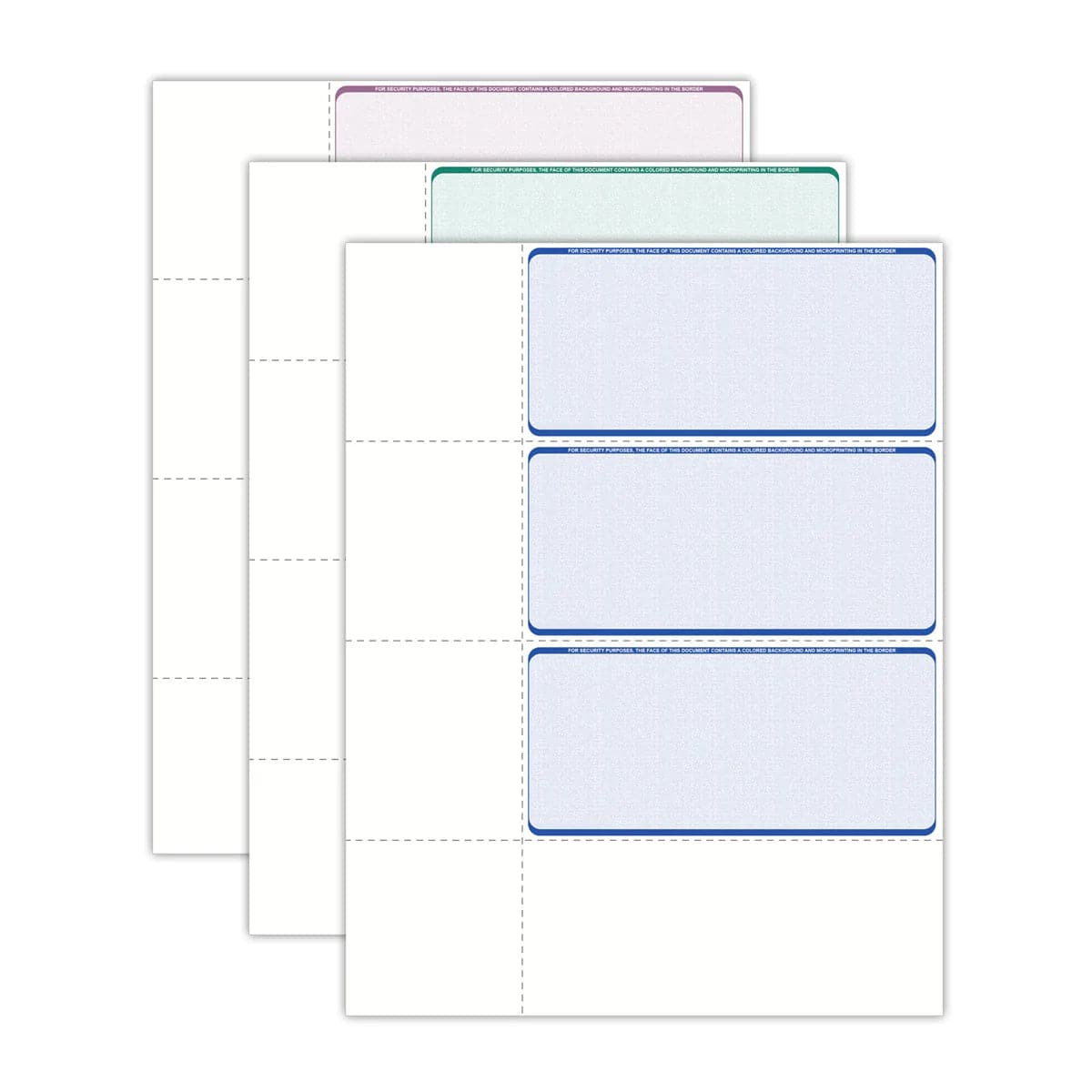 Reorder Wallet Size, 3-Per-Page Computer Checks - Check Depot