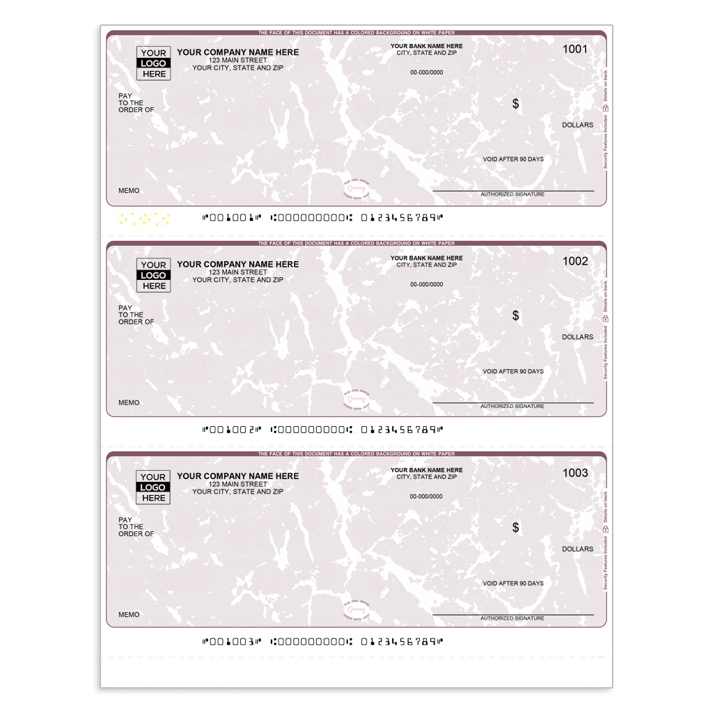 Laser 3-Per-Page Computer Checks - Check Depot