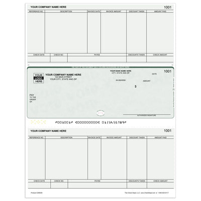 Laser Middle Accounts Payable Computer Checks - CDM329 - Check Depot