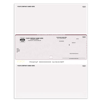 Laser Middle Accounts Payable Computer Checks - CDM359 - Check Depot
