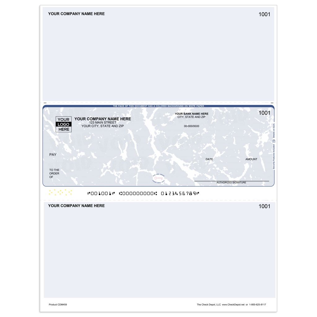 Computer Check Paper Template Blank Check Template