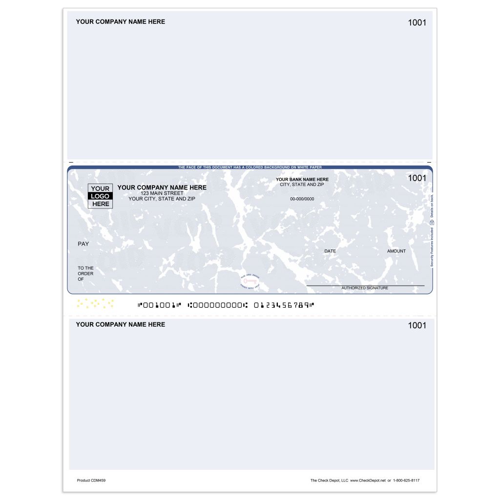 blank business check template